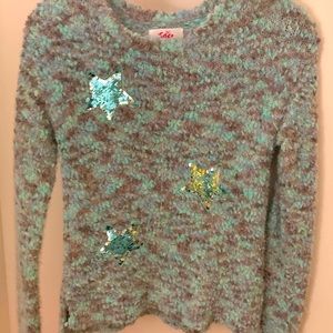 Cozy blue star sweater